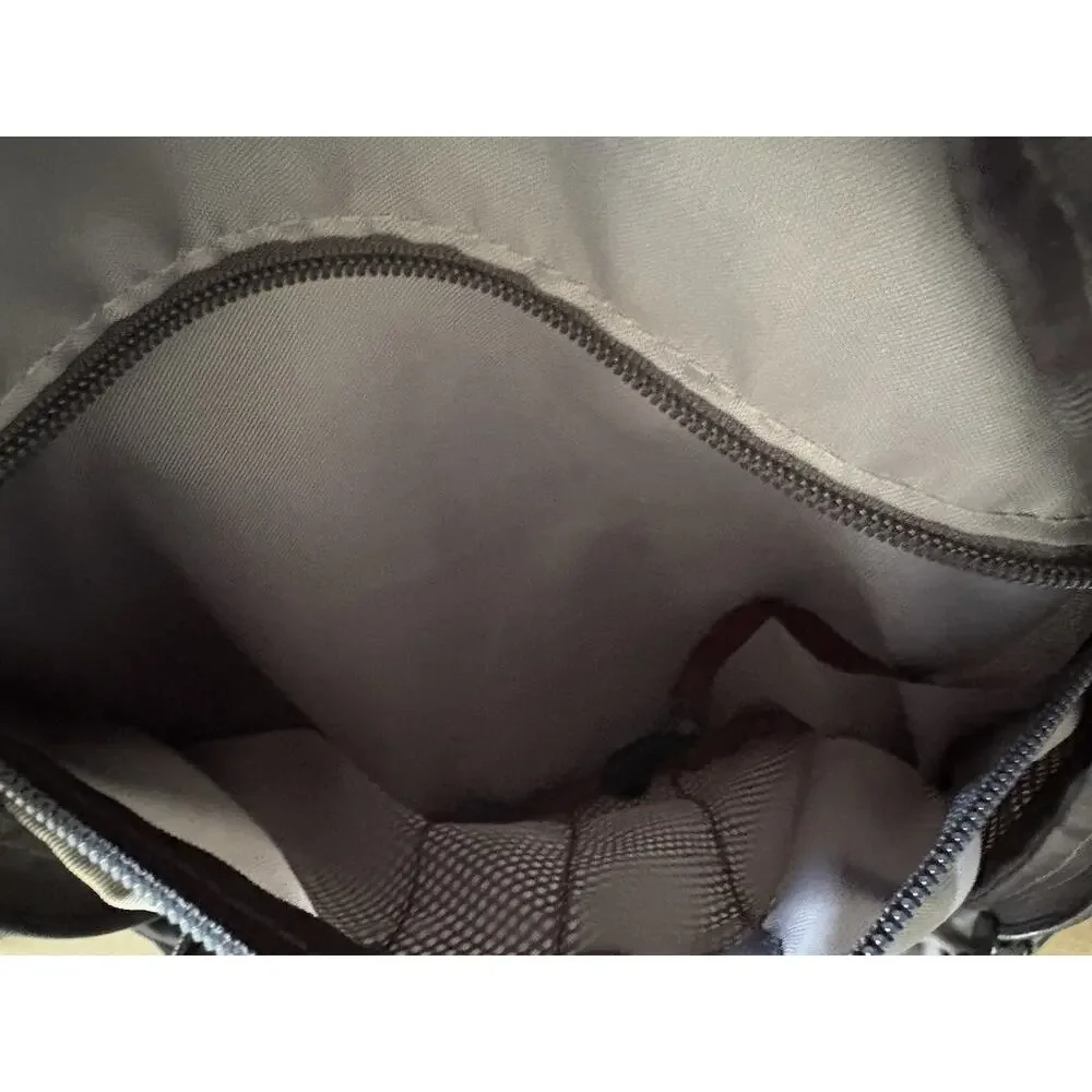 The North Face Stalwart Black Backpack 26L Laptop Sleeve Company Logo